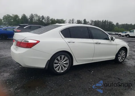 2013 Honda Accord Exl from USA, damaged, VIN 1HGCR3F8XDA009341